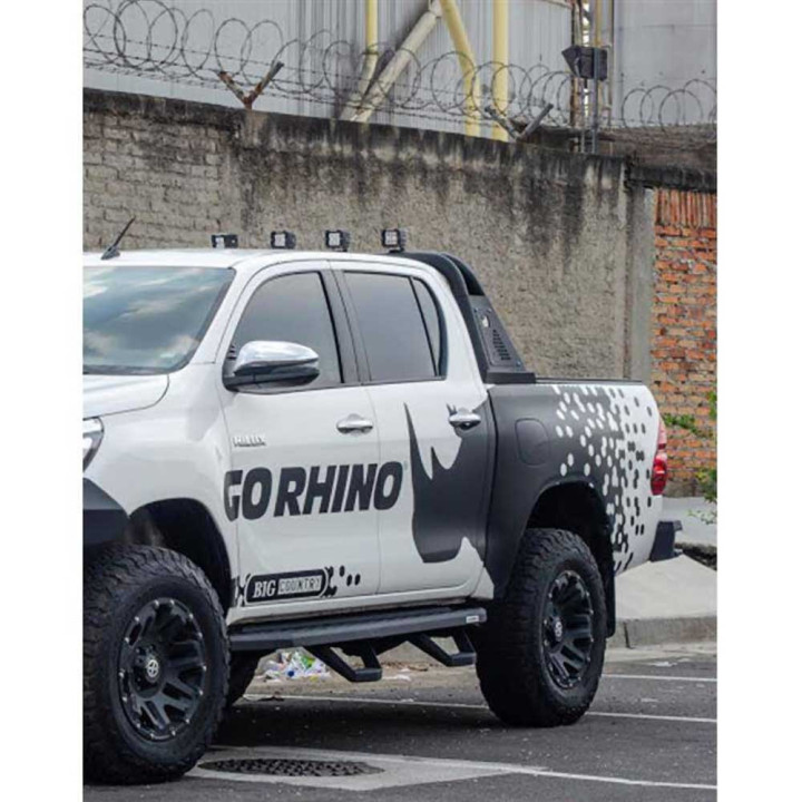 Side Steps, Go Rhino Dominator D1, JAC T8 / Toyota Hilux 2015 - Present - EDK.ro