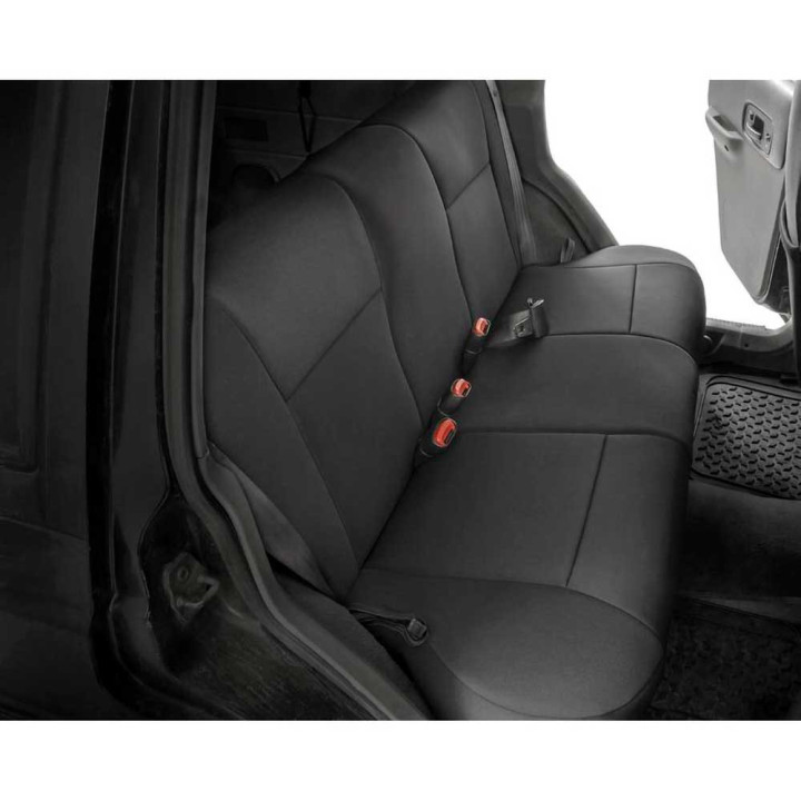 Seat Cover Set Neoprene Black, Rough Country, Jeep Cherokee 1984 - 2001 - EDK.ro