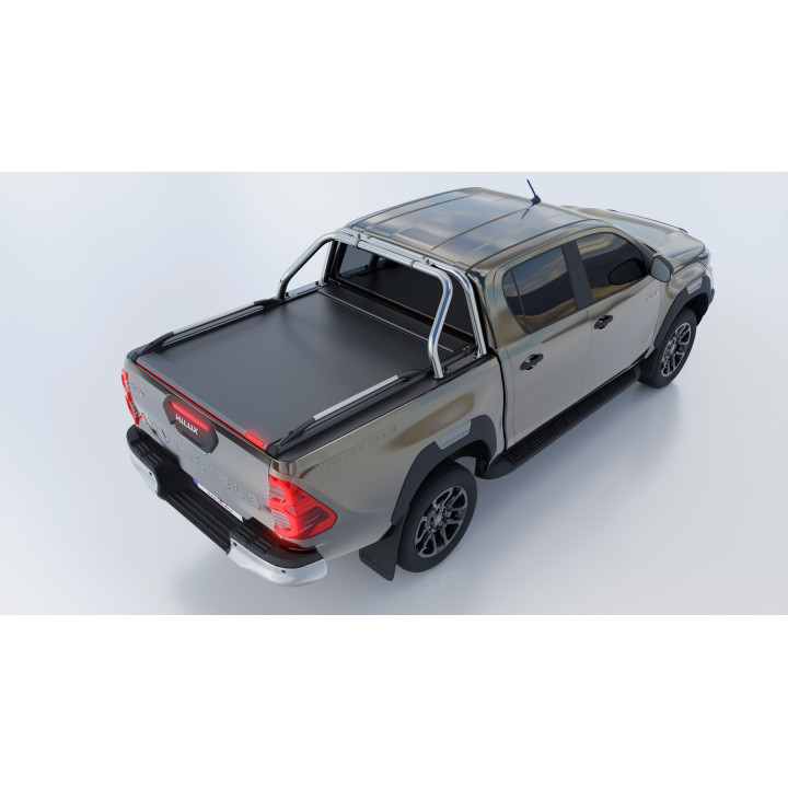 Închidere de Benă Tip Rulou Asistat, Tessera 4x4 Roll+, Toyota Hilux Cabină Dublă 2016 - 2026 - EDK.ro