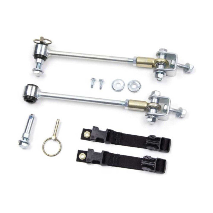 Kit Bielete Bară Antiruliu Față Deconectabile, Zone Offroad Lift 3-4 Inch, Jeep Cherokee 1984 - 2001 - EDK.ro