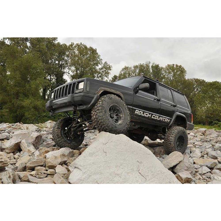 Front Upgrade Kit Long Arm, Rough Country Lift 4-6 Inch, Jeep Cherokee 1984 - 2001 - EDK.ro