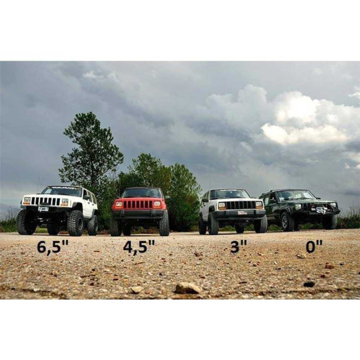 Front Upgrade Kit Long Arm, Rough Country Lift 4-6 Inch, Jeep Cherokee 1984 - 2001 - EDK.ro