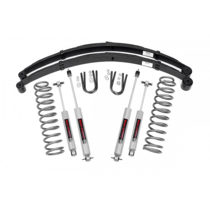 Lift Kit, Rough Country Lift 3 Inch, Jeep Cherokee 1984 - 2001 - EDK.ro