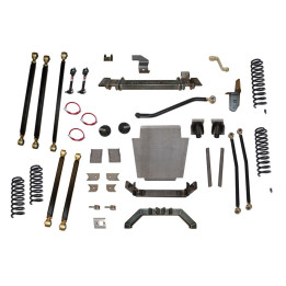 Kit de Upgrade Braț Lung cu Conversie Bobină Spate Pro Series, Clayton Off Road Lift 6.5 Inch, Jeep Cherokee 1984 - 2001 - EDK.r