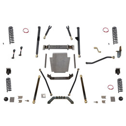 Suspension Long Arm Kit with Rear Coil Conversion, Clayton Off Road Lift 6.5 Inch, Jeep Cherokee 1984 - 2001 - EDK.ro