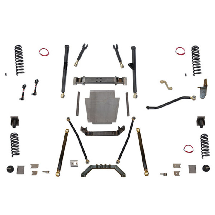 Kit Suspensie de Ridicare Braț Lung cu Conversie Elicoidală Spate, Clayton Off Road Lift 6.5 Inch, Jeep Cherokee 1984 - 2001 - E