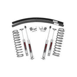 Suspension Lift Kit with N3 Shock Absorbers, Rough Country Lift 3 Inch, Jeep Cherokee 1984 - 2001 - EDK.ro