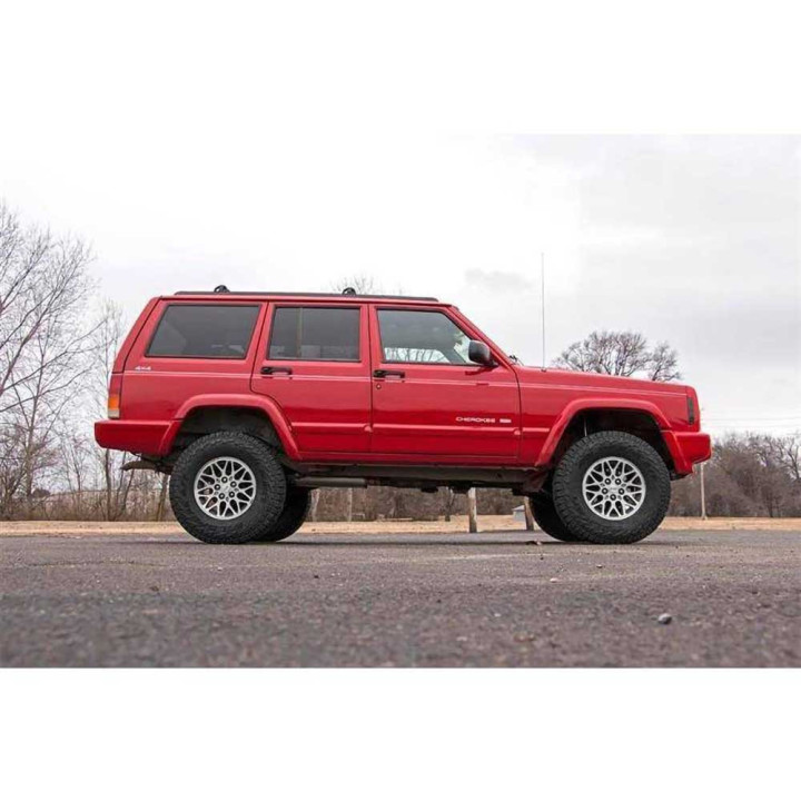 Kit Suspensie de Ridicare cu Amortizoare N3, Rough Country Lift 3 Inch, Jeep Cherokee 1984 - 2001 - EDK.ro