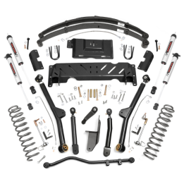 Kit Suspensie de Ridicare cu Braț Lung și Amortizoare V2 Monotube, Rough Country Lift 4.5 Inch, Jeep Cherokee 1984 - 2001 - EDK.