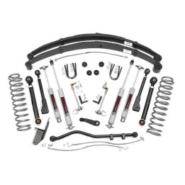 Suspension Lift Kit X-series, Rough Country Lift 4.5 Inch, Jeep Cherokee 1984 - 2001 - EDK.ro