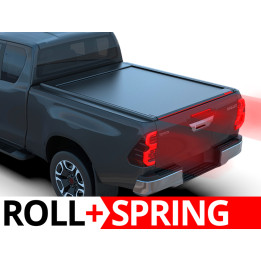 Spring Assisted Roll Top Tonneau Bed Cover, Tessera 4x4 Roll+, Toyota Hilux Extra Cab 2016 - 2026 - EDK.ro