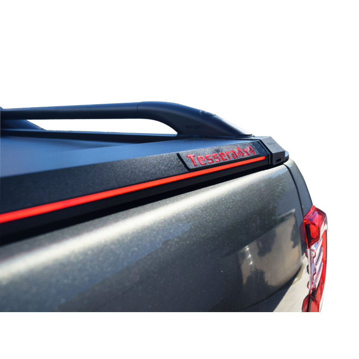 Spring Assisted Roll Top Tonneau Bed Cover, Tessera 4x4 Roll+, Toyota Hilux Extra Cab 2016 - 2026 - EDK.ro