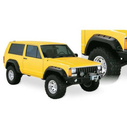 Front and Rear Fender Flares, Bushwacker 2 door Cut-Out Style, Jeep Cherokee 1984 - 2001 - EDK.ro