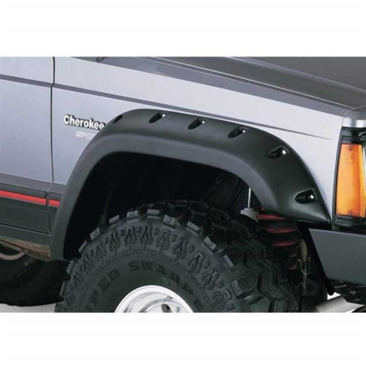 Extensii Aripi Față și Spate, Bushwacker 4 Uși Cut-Out Style, Jeep Cherokee 1984 - 2001 - EDK.ro