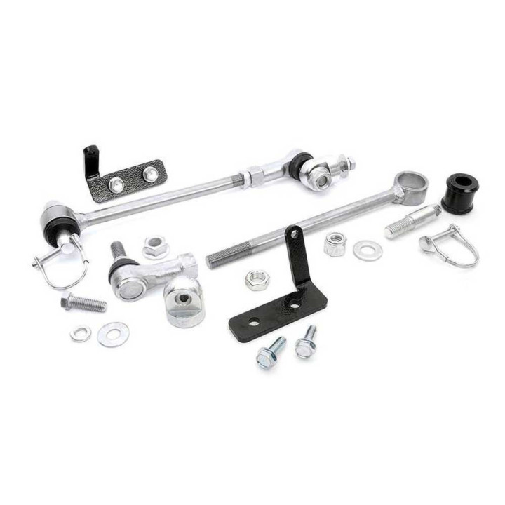 Front Quick Disconnect Sway Bar Links, Rough Country Lift 3.5-6 Inch, Jeep Cherokee 1984 - 2001, Jeep Grand Cherokee 1993 - 1998