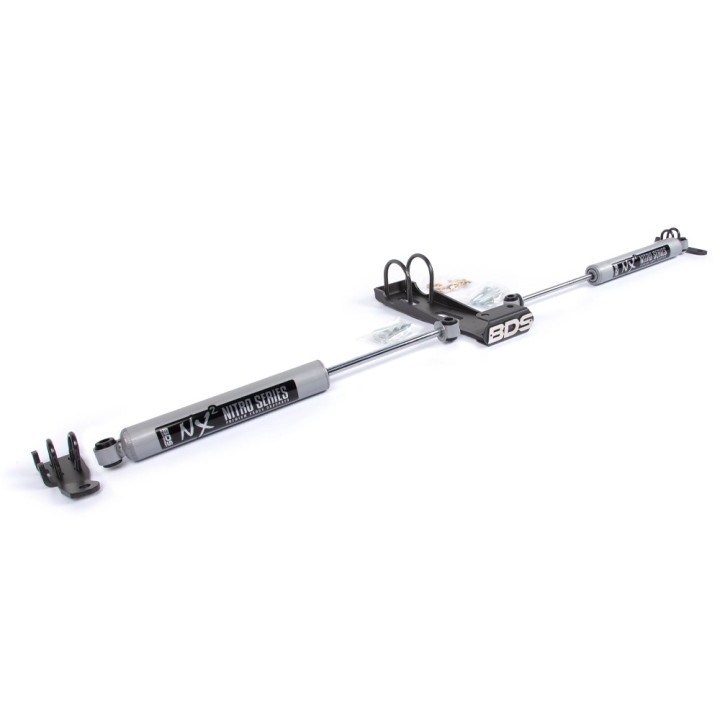 Dual Steering Stabilizer, BDS Suspension NX2, Jeep Cherokee 1984 - 2001, Jeep Grand Cherokee 1993 - 1998 - EDK.ro