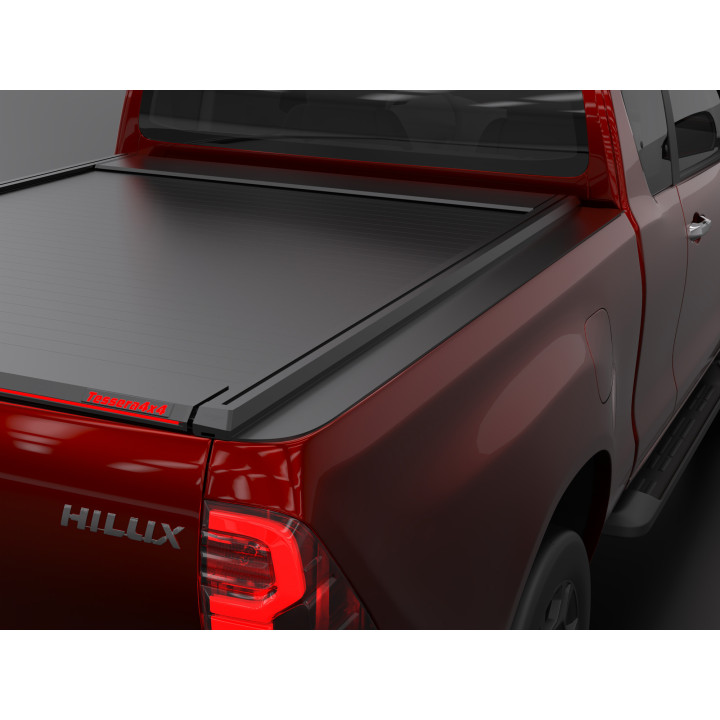 Spring Assisted Roll Top Tonneau Bed Cover, Tessera 4x4 Roll+, Toyota Hilux Extra Cab 2016 - 2026 - EDK.ro
