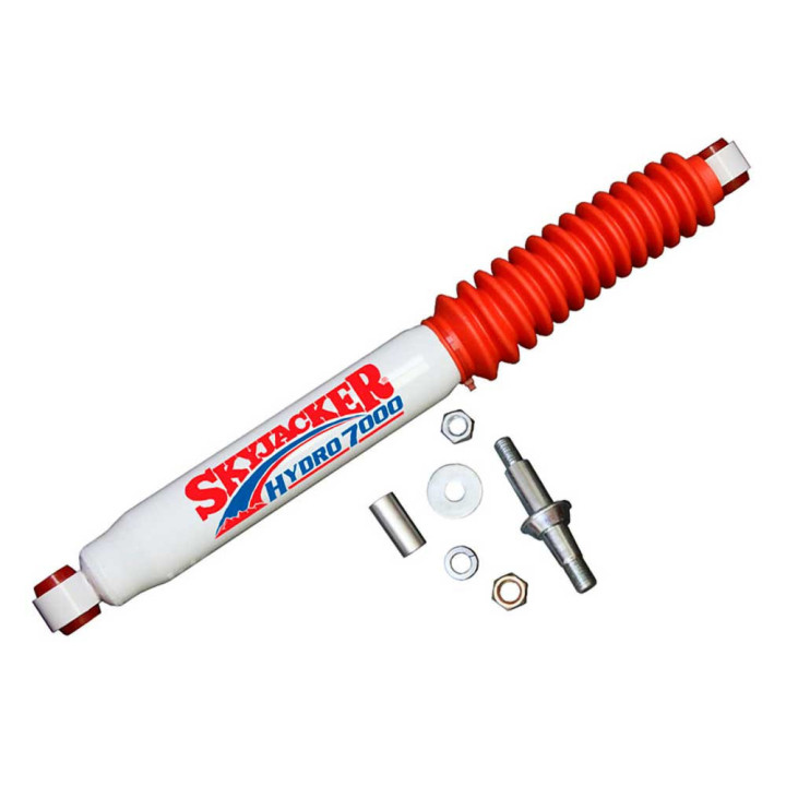 Steering Stabilizer HD White OEM, Skyjacker, Jeep Cherokee 1984 - 2001, Jeep Grand Cherokee 1993 - 1998, Jeep Wrangler 1984 - Pr