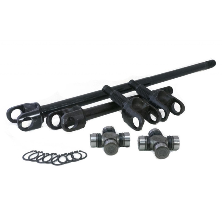 Front Axle Shaft HD 5-760x U-joints Dana 30 27 Spline, Revolution Gear Discovery Series 4340, Jeep Cherokee 1984 - 2001, Jeep Gr