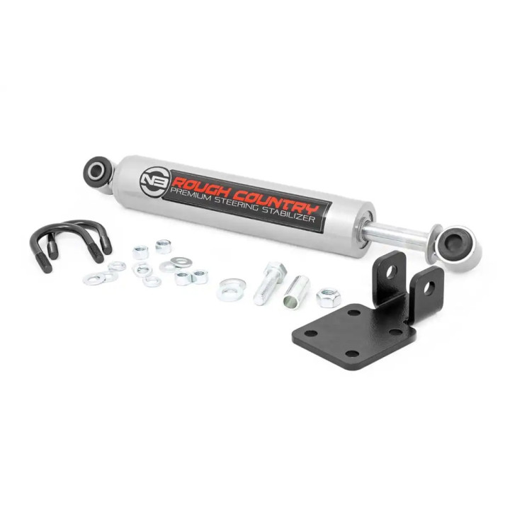 Kit de Upgrade Direcție cu Stabilizator, Rough Country Lift 4 Inch, Jeep Cherokee 1984 - 2001, Jeep Grand Cherokee 1993 - 1998, 
