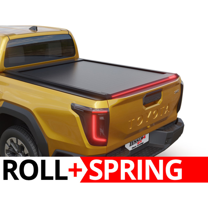 Spring Assisted Roll Top Tonneau Bed Cover, Tessera 4x4 Roll+, Toyota Hilux Double Cab 2026 - Present - EDK.ro