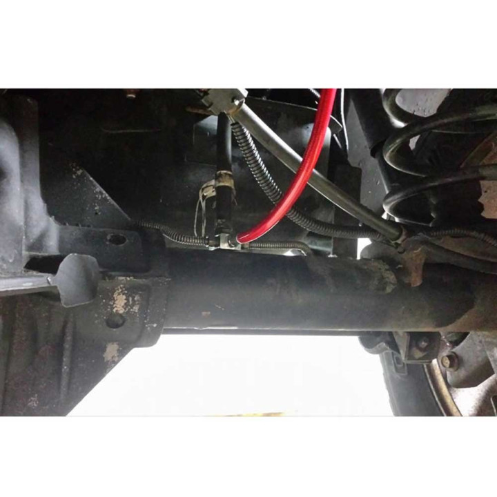 Rear Brake Line, Clayton Off Road 24 Inch, Jeep Cherokee 1984 - 2001, Jeep Grand Cherokee 1993 - 2004, Jeep Wrangler 1997 - 2006
