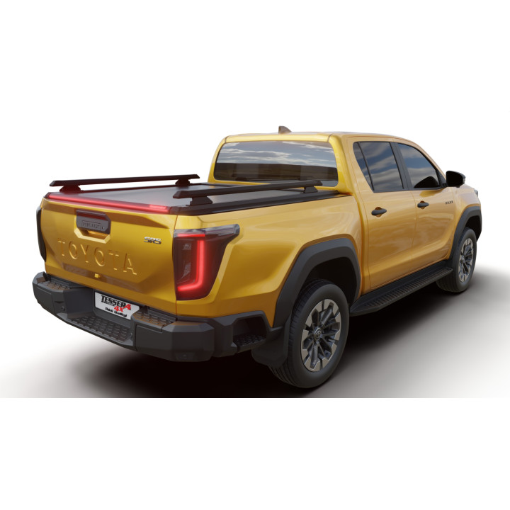 Spring Assisted Roll Top Tonneau Bed Cover, Tessera 4x4 Roll+, Toyota Hilux Double Cab 2026 - Present - EDK.ro