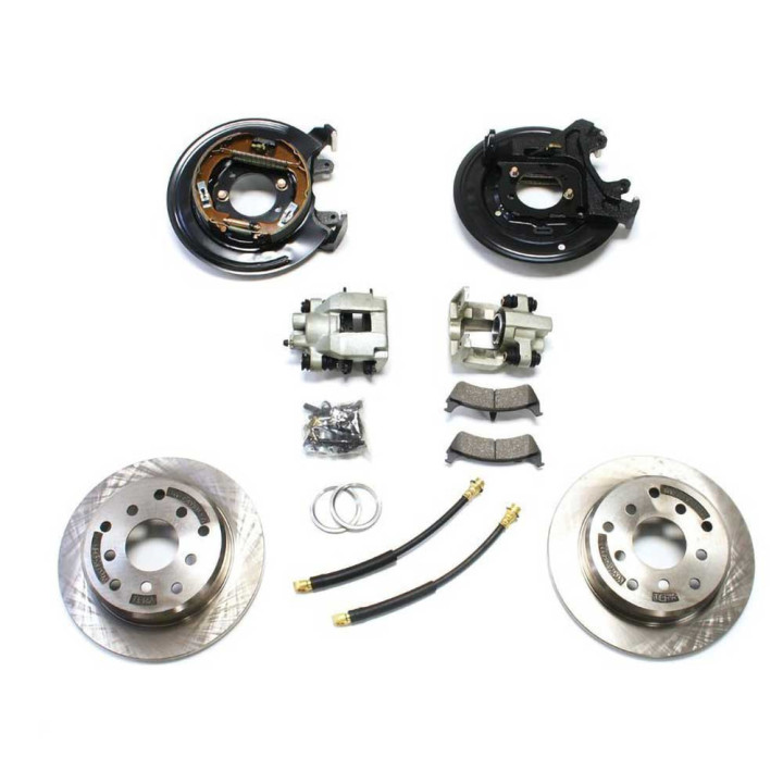 Kit de Conversie pentru Frâna cu Disc Spate, TeraFlex, Jeep Cherokee 1984 - 2001, Jeep Wrangler 1987 - 1995 - EDK.ro