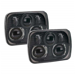 Headlights LED Black 7x5 Inch, JW Speaker 8900 Evolution, Jeep Cherokee 1984 - 2001, Jeep Wrangler 1987 - 1995 - EDK.ro