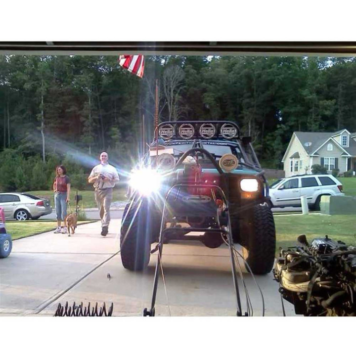 Headlights LED Black 7x5 Inch, JW Speaker 8900 Evolution, Jeep Cherokee 1984 - 2001, Jeep Wrangler 1987 - 1995 - EDK.ro