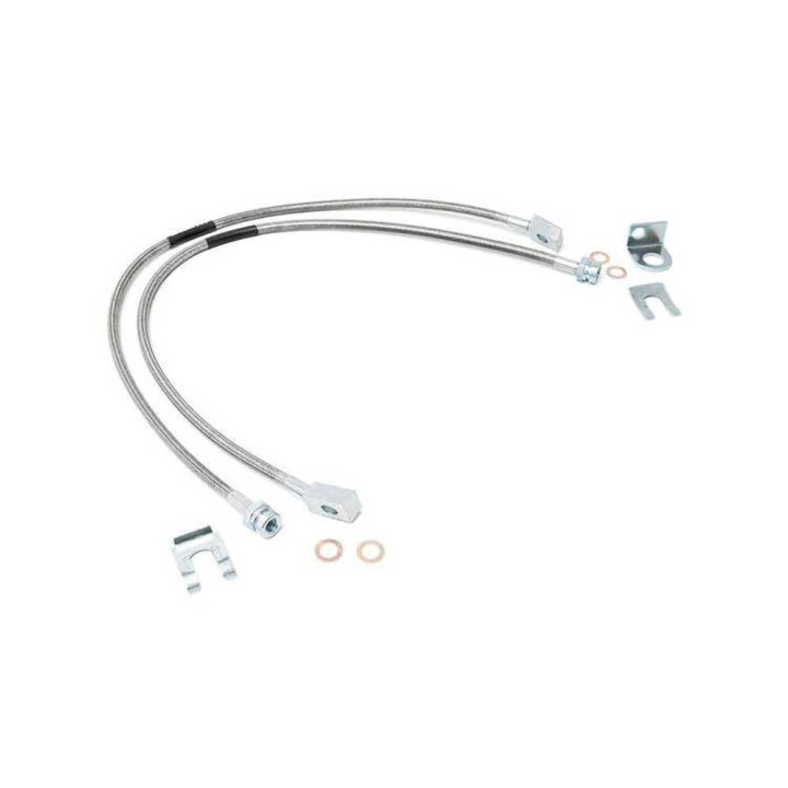 Conducte de Frână Față Extinse, Rough Country Lift 4-6 Inch, Jeep Cherokee 1984 - 2001, Jeep Wrangler 1987 - 1995 - EDK.ro