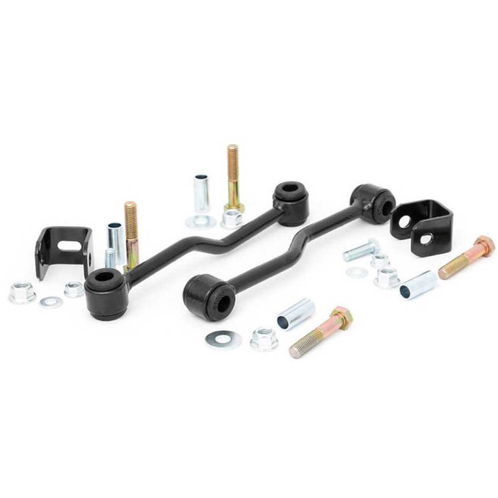 Front Sway Bar Links, Rough Country Lift 4-5 Inch, Jeep Cherokee 1984 - 2001, Jeep Wrangler 1997 - 2006 - EDK.ro