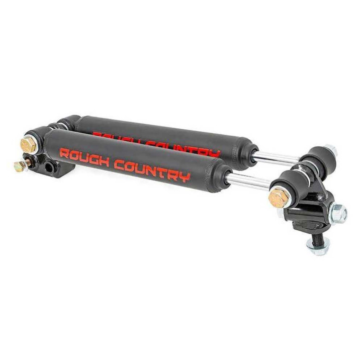 Dual Steering Stabilizer, Rough Country Lift 2.5-6.5 Inch, Jeep Cherokee 1984 - 2001, Jeep Wrangler 1997 - 2006 - EDK.ro