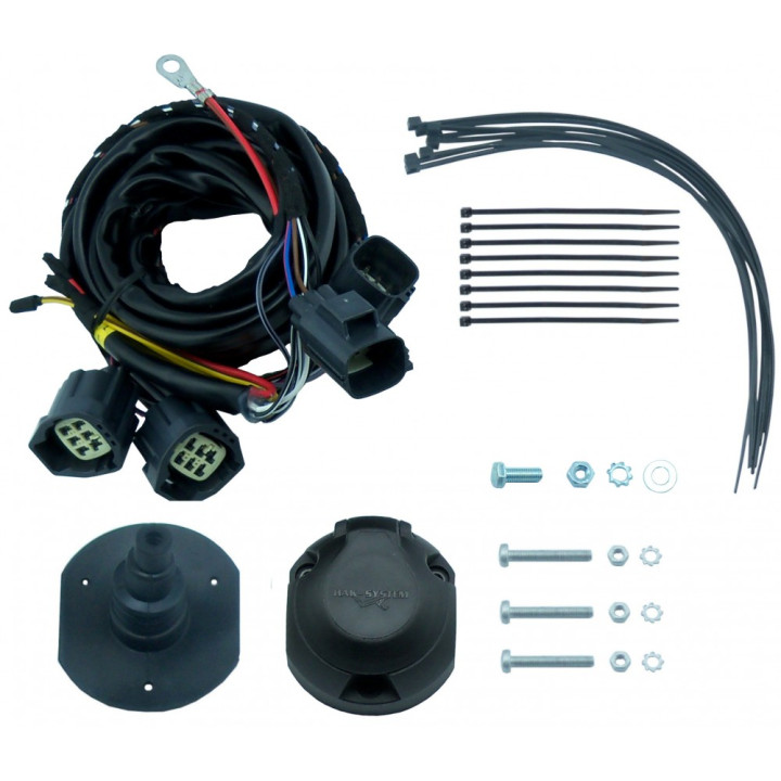 Hitch Receiver Wiring Harness 13 PIN, Hak-System, Jeep Cherokee 2008 - 2013 - EDK.ro