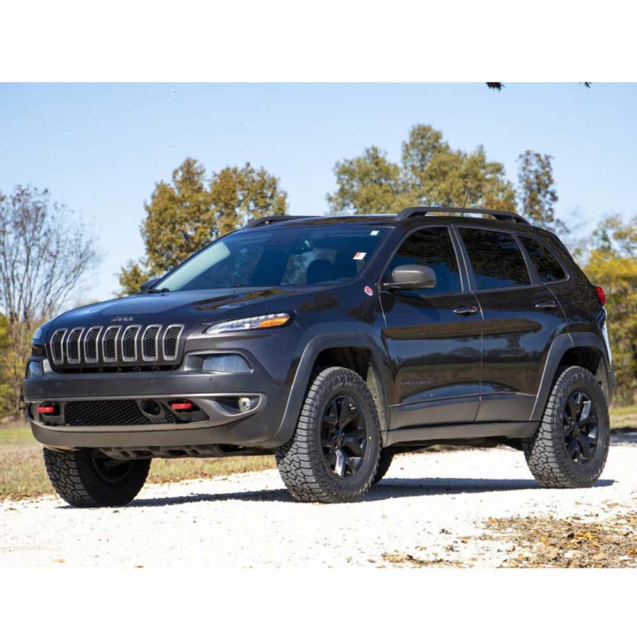 Suspension Lift Kit, Rough Country Lift 2 Inch, Jeep Cherokee 2014 - Present - EDK.ro