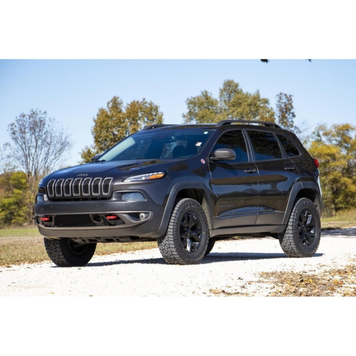 Suspension Lift Kit, Rough Country Lift 2 Inch, Jeep Cherokee 2014 - Present - EDK.ro
