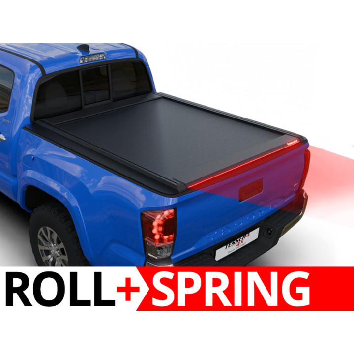 Spring Assisted Roll Top Tonneau Bed Cover, Tessera 4x4 Roll+, Toyota Tacoma Bed Length 6.0 Feet 2016 - 2023 - EDK.ro