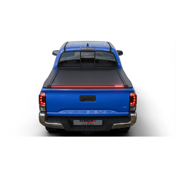 Spring Assisted Roll Top Tonneau Bed Cover, Tessera 4x4 Roll+, Toyota Tacoma Bed Length 6.0 Feet 2016 - 2023 - EDK.ro