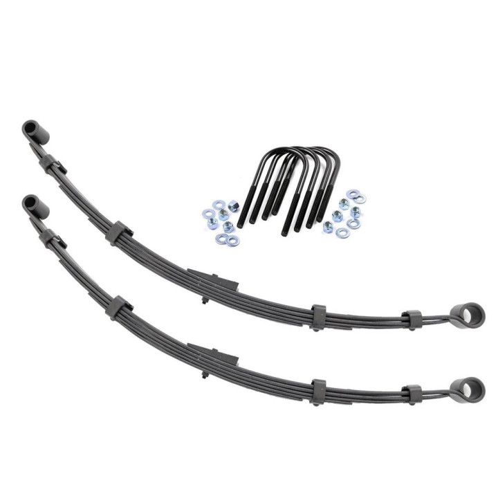 Arcuri Lamelare Spate cu Șuruburi în U, Rough Country Lift 2.5 Inch, Jeep CJ 1971 - 1986 - EDK.ro