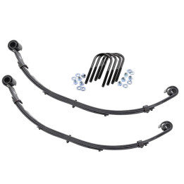 Rear Leaf Springs with U-bolts, Rough Country Lift 4 Inch, Jeep CJ 1971 - 1986 - EDK.ro
