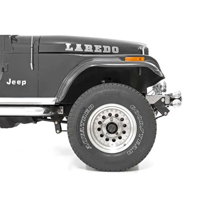 Front Shackle Reversal Kit, Rough Country Lift 0.5 Inch, Jeep CJ 1971 - 1986 - EDK.ro