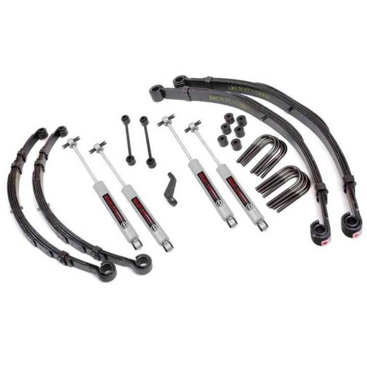 Suspension Lift Kit, Rough Country 76-81 Lift 4 Inch, Jeep CJ 1971 - 1986 - EDK.ro