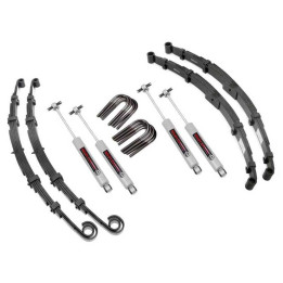 Set Suspensie, Rough Country 55-68 Lift 2.5 Inch, Jeep CJ 1971 - 1986 - EDK.ro