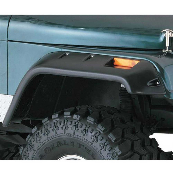 Extensii Aripi Față și Spate Stil Decupaj, Bushwacker Cut-out Style, Jeep CJ 1971 - 1986 - EDK.ro