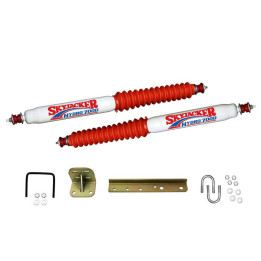 Dual Steering Stabilizer White, Skyjacker, Jeep CJ 1971 - 1986, Jeep Wrangler 1987 - 1995 - EDK.ro