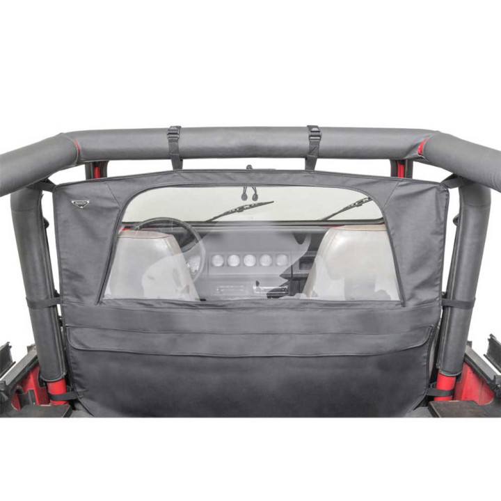 Protecție Anti-vânt cu Fermoar, MasterTop, Jeep CJ 1971 - 1986, Jeep Wrangler 1987 - 1995, Jeep Wrangler 1997 - 2006 - EDK.ro