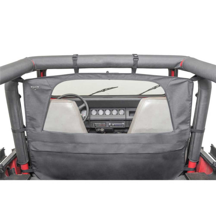 Protecție Anti-vânt cu Fermoar, MasterTop, Jeep CJ 1971 - 1986, Jeep Wrangler 1987 - 1995, Jeep Wrangler 1997 - 2006 - EDK.ro