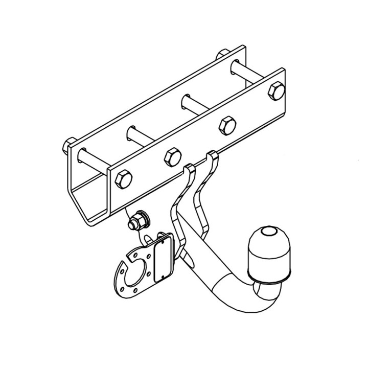 Hitch, Auto-Hak, Jeep Commander 2006 - 2010, Jeep Grand Cherokee 2005 - 2010 - EDK.ro