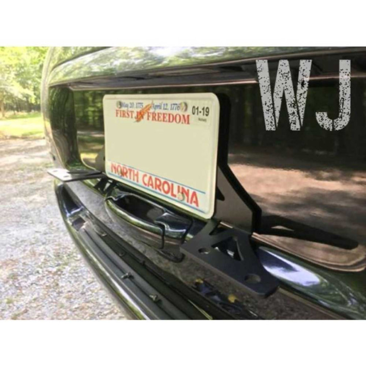 Suport Număr Spate cu Suporturi Suplimentare pentru Lămpi LED Valkyrie, Valkyrie (to remove), Jeep Compass 2017 - Prezent, Jeep 