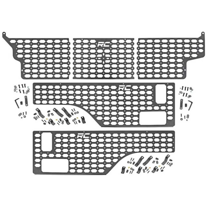 Bed Organising System with Molle Panel, Rough Country, Jeep Gladiator 2020 - Present - EDK.ro